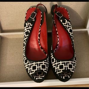 Black and white, Banana Republic Wedges